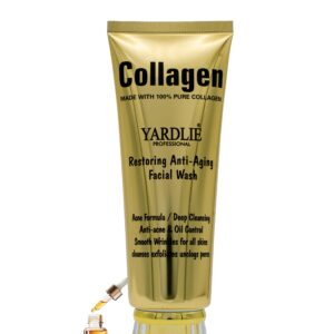 Yardlie Collagen Professional Restoring Anti-Aging Facewash – Deep Renewal & Firming Formula – 100ml